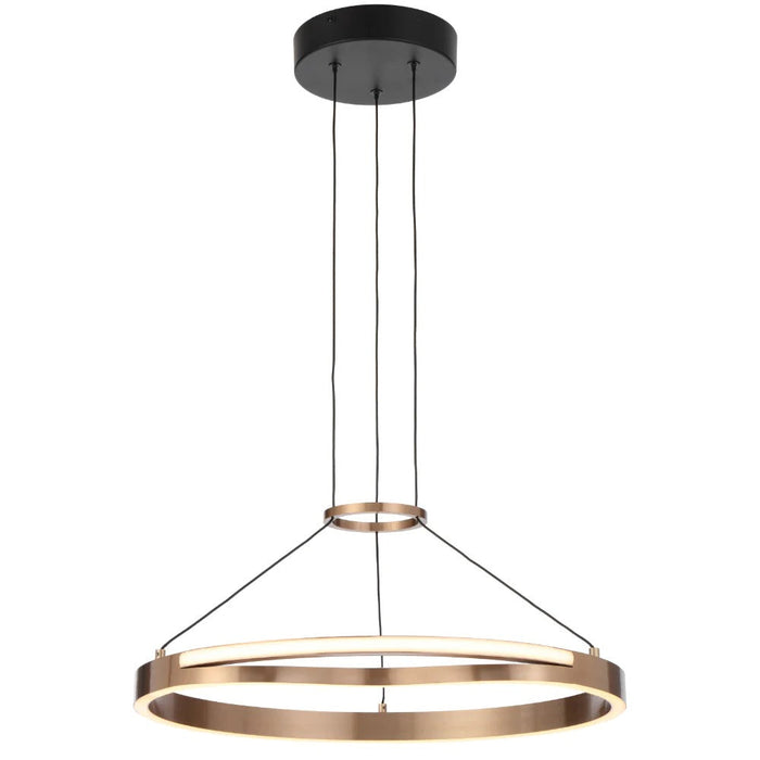 Buy LED Pendants Australia OSTROM LED Pendant W500mm Gold 3000K - OSTROM PE50-CG
