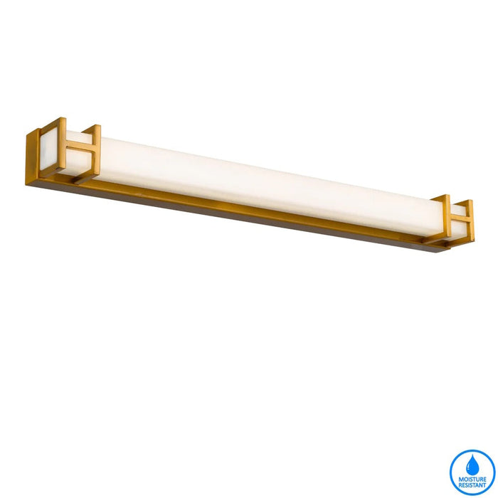 Buy Bathroom Vanity Lights Australia GILSON Bathroom Vanity Light W615mm Antique Gold 3CCT - GILSON WB60-AG3C