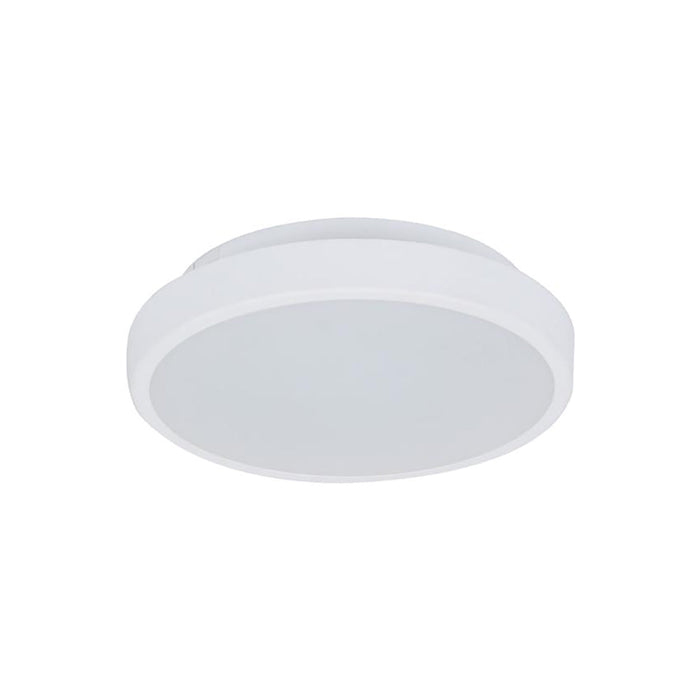 Buy LED Oyster Lights Australia Easy Round LED Oyster Light W250mm White Polycarbonate 3CCT - 20954