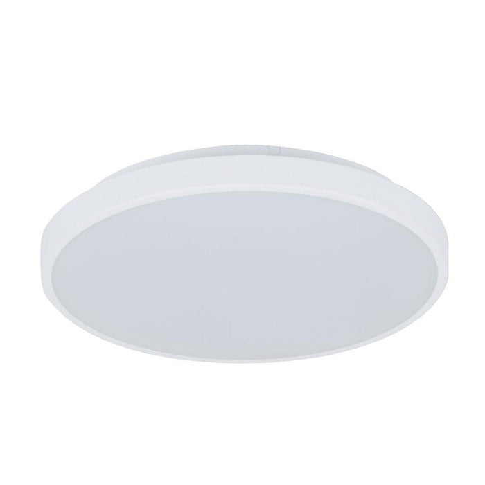 Buy LED Oyster Lights Australia Easy Round LED Oyster Light W400mm White Polycarbonate 3CCT - 20956