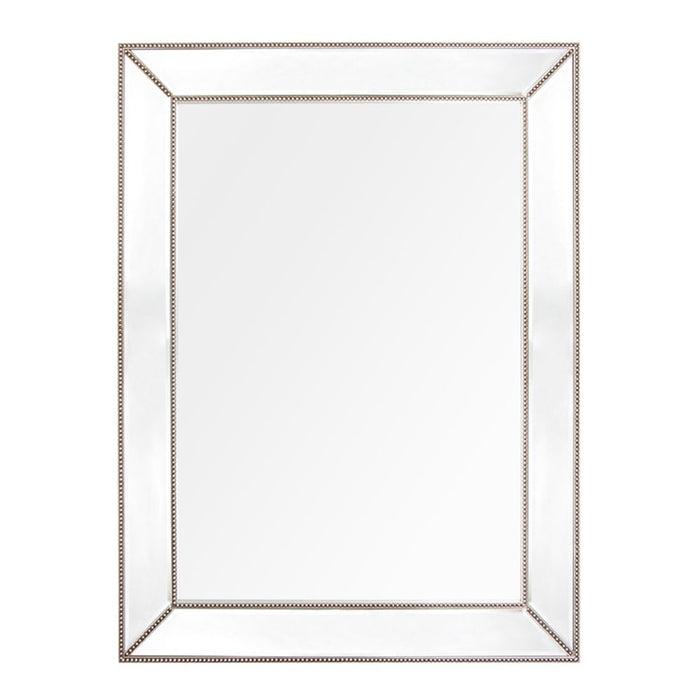 Zeta Large Wall Mirror Antique Silver - 40183