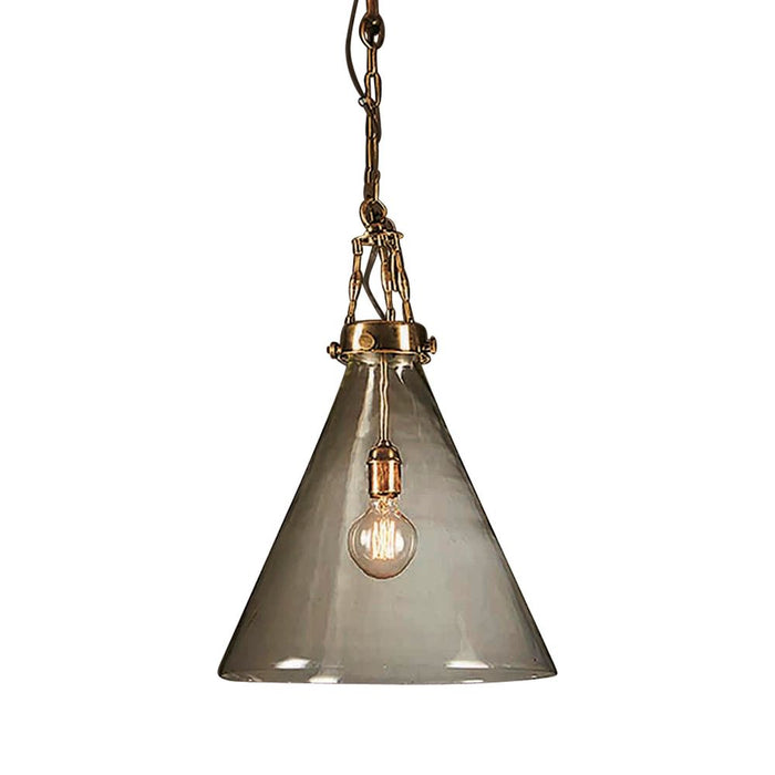 Buy Pendant Lights Australia Gadsden Glass 1 Light Pendant Large Brass - ELPIM59001AB