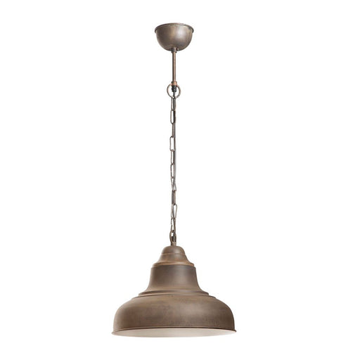 Buy Pendant Lights Australia Brasserie 1 Light Pendant Small Rust - ELANK39901RUST