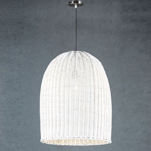 Buy Pendant Lights Australia Bowerbird 1 Light Pendant Medium White - ELBER719970