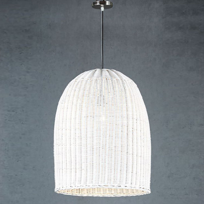 Buy Pendant Lights Australia Bowerbird 1 Light Pendant Medium White - ELBER719970