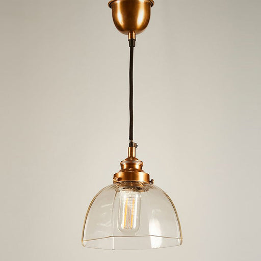 Buy Pendant Lights Australia Hobart 1 Light Pendant Antique Brass - ELPIM57752AB