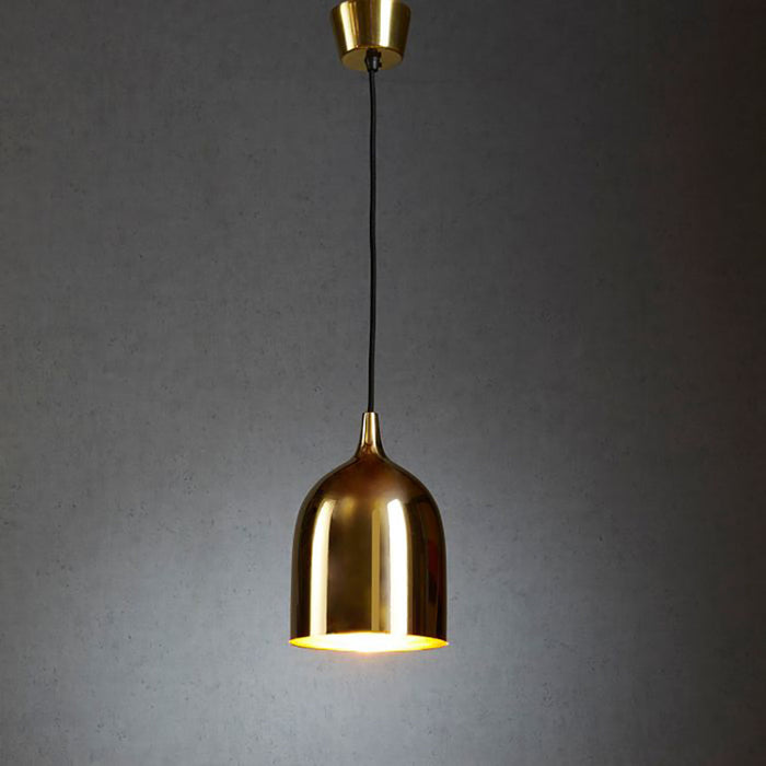 Buy Pendant Lights Australia Lumi-R 1 Light Pendant Brass - ELLUM27BRA