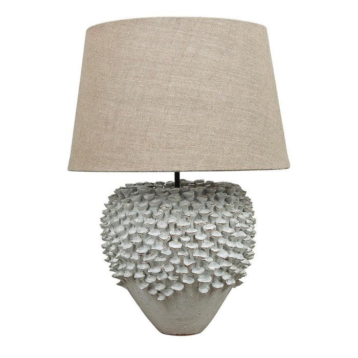 Buy Table Lamps Australia Warwick Glazed Coral Ceramic Table Lamp Base Only - ELTIQ102689