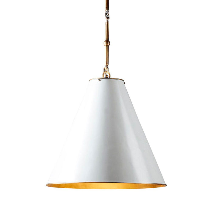 Buy Pendant Lights Australia Monte Carlo 1 Light Pendant White, Brass - ELPIM51946AB