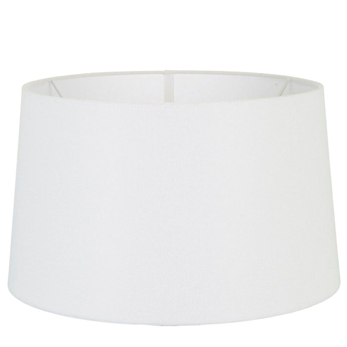 Buy Lamp Shades Australia XXL Drum Lamp Shade (20x18x12 H) - Textured Ivory - Linen Lamp Shade - ELSZ201812IVEU