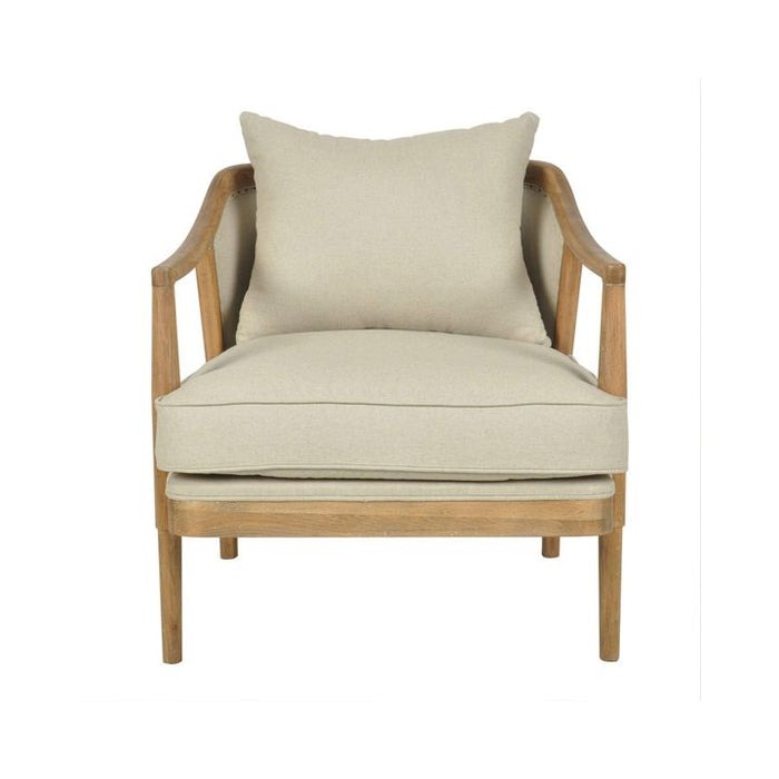 Asteria Oakwood Veneer Armchair Natural - OWFC0055