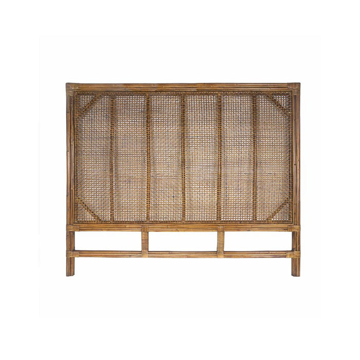 Cayman Rattan Hamptons Bedhead Queen Natural - OWEJ0008Q