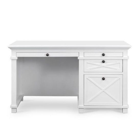 Sorrento Solid Pine Desk White - OWFV0026