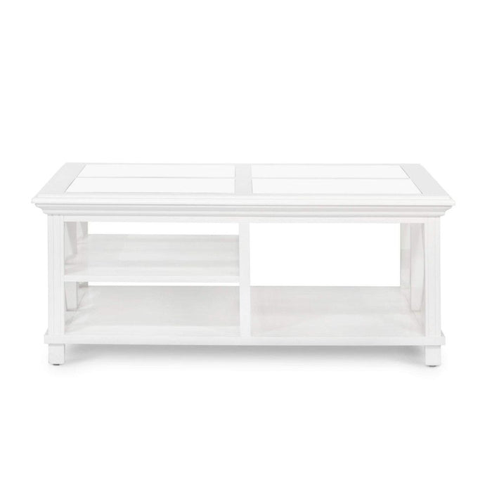 Sorrento Hamptons Square Coffee Table White - OWFV0020
