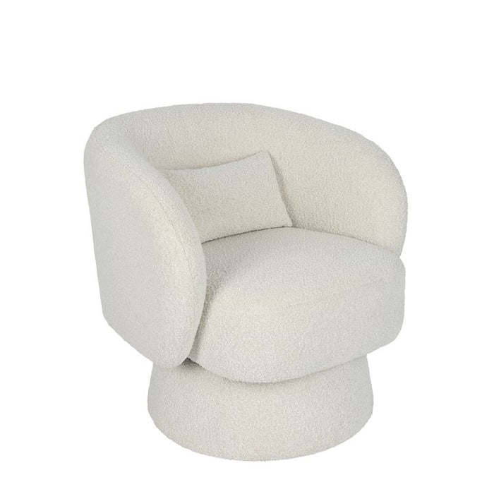 Selena Swivel Chair White - FUR0045