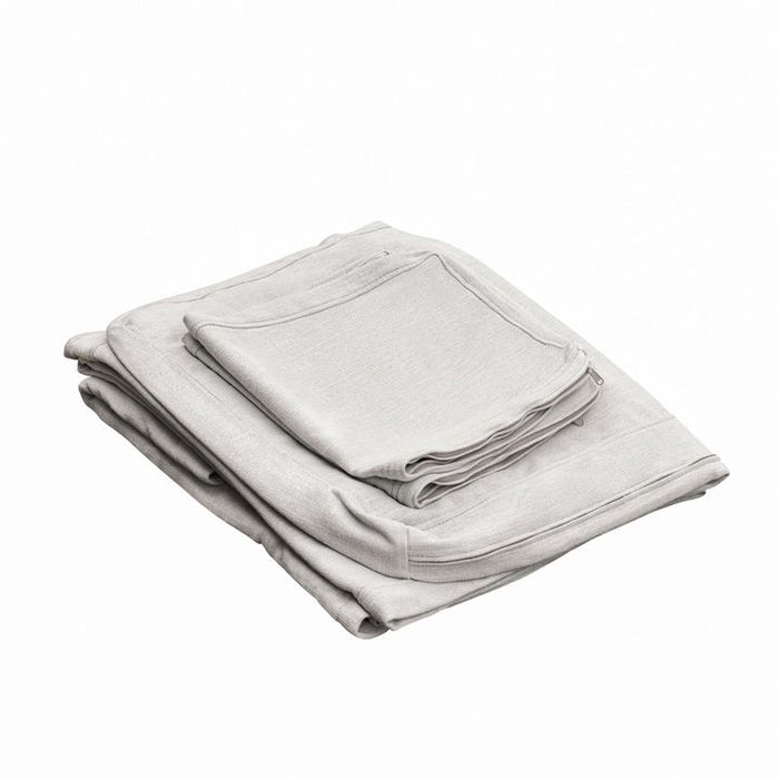 Clovelly Hamptons 2.5 Sofa Seat Slip Cover Ivory - OWFL0303IV-2.5C