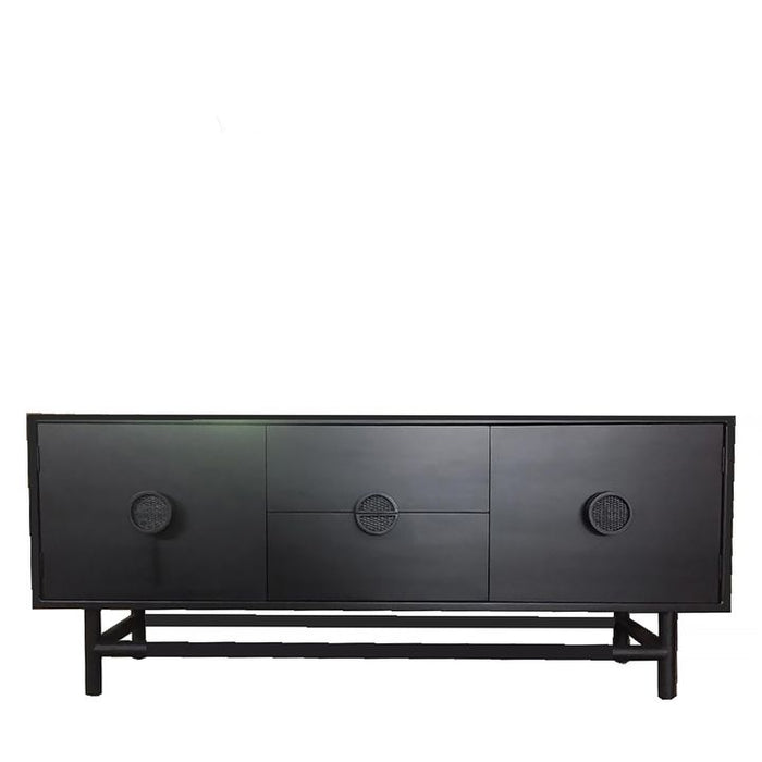 Rondo Sungkai Wood Sideboard Black - MRDFUR0062