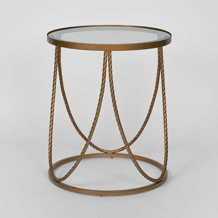 Palais Round Coffee & Side Table Gold - FUR0131