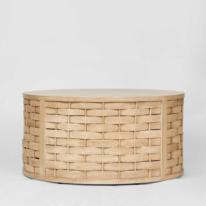 Weave Coffee & Side Table Natural - FUR0136