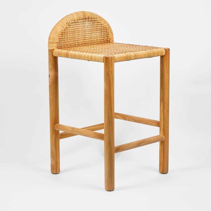 Caden Rattan Bar Stool Natural - MRDFUR0095