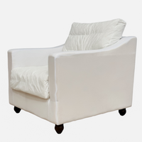 Clovelly Hamptons Armchair Naked Base White - OWFL0303BASE1