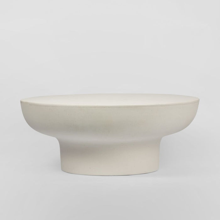 Pablo Outdoor Coffee Table Round Chalk White - MRDFUR0087