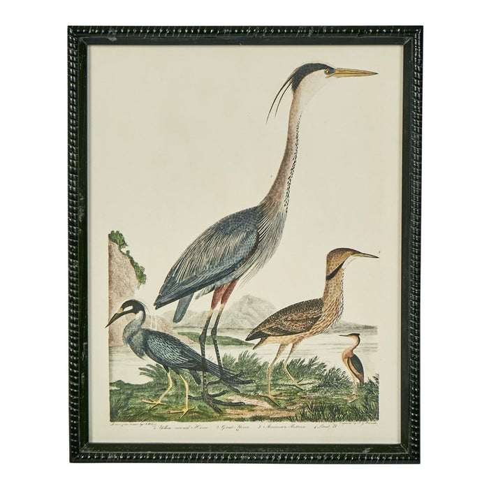Graceful Cranes Wall Art Black - DA0880