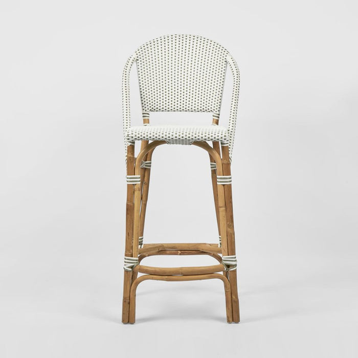Riviera Synthetic Rattan Counter Stool Grey - FUR0226