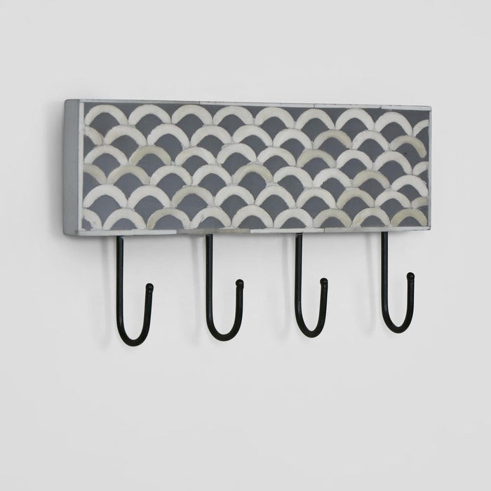 Tana Bone Inlay Wall Hooks Black - DAUN2025