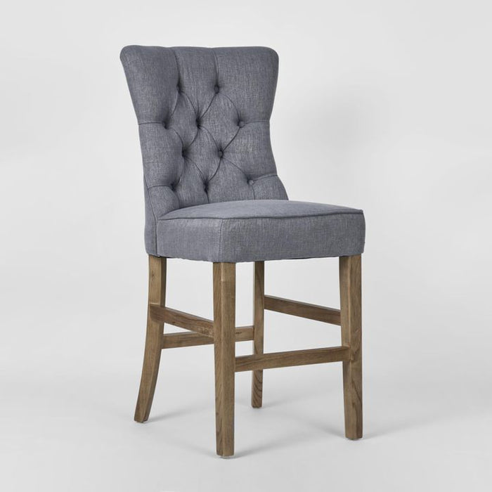 Storm Counter Stool with Buttons Grey - OWFC0041N
