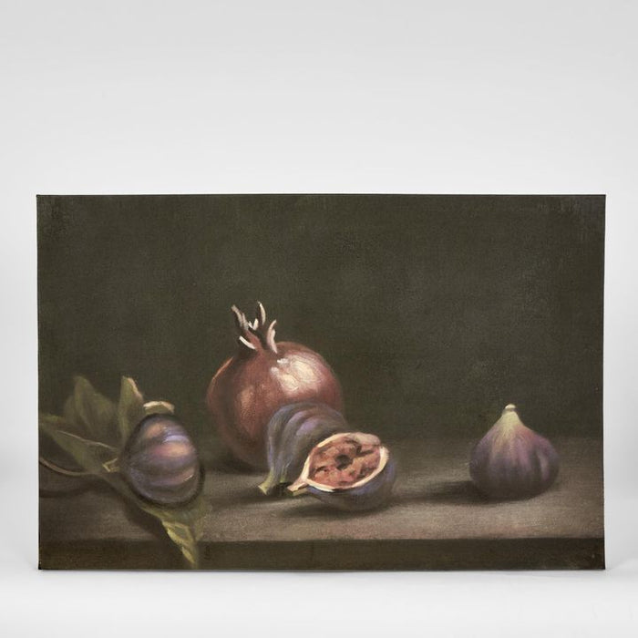 Figs & Pomegranates Acrylic Painting Wall Art Multi Colour - PPWALL4095
