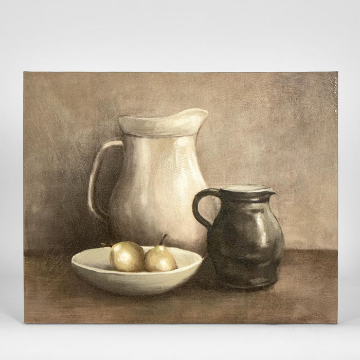 Brown And White Jug Wall Art Multi Colour - PPWALL4063