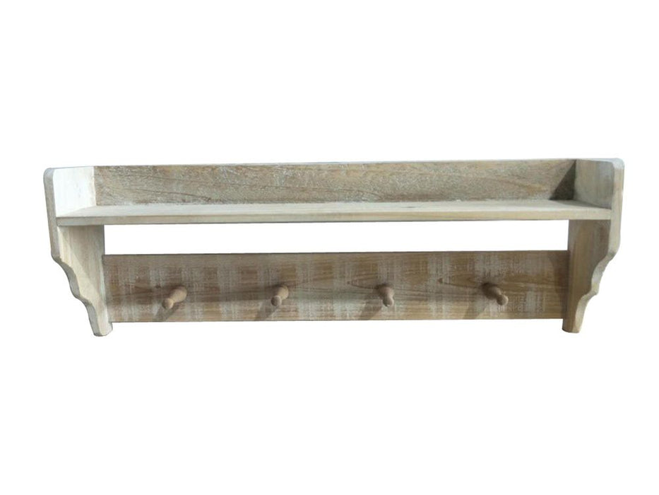 Croft Fir Wood Hooks White - PPDA8400