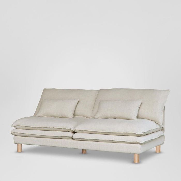 Aura No Arms Sofa Base with Cover Natural - KITMRDFUR0133NA