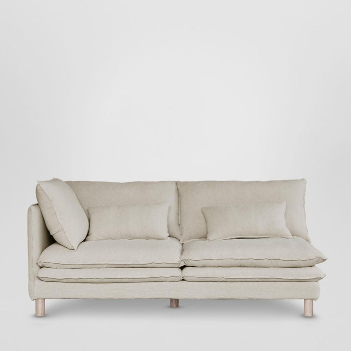 Aura Left Arm Sofa Base with Cover Natural - KITMRDFUR0135NA