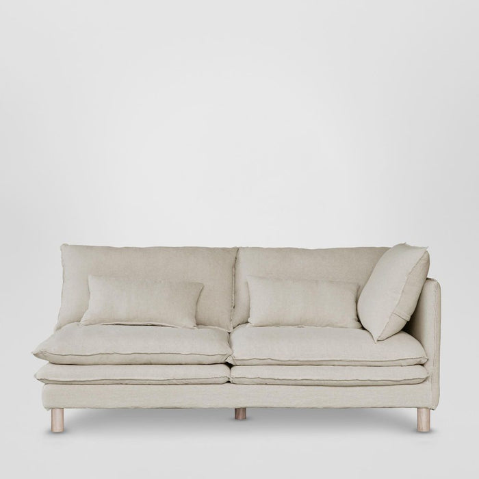 Aura Right Arm Sofa Base with Cover Natural - KITMRDFUR0136NA