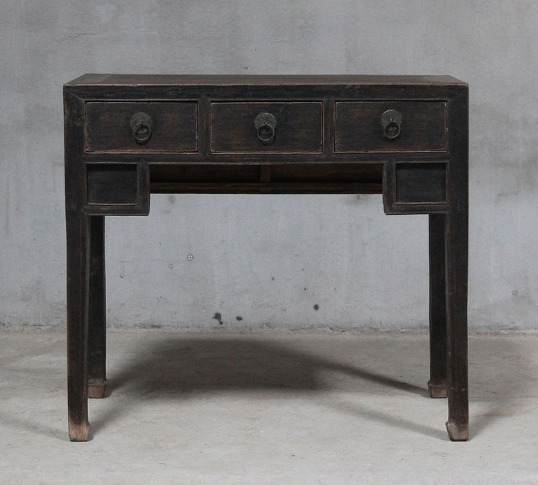 Shanxi Elm Wood 150 Years Old Table With Drawers Natural - FUR21223