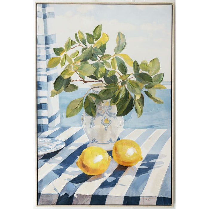 Amalfi Still Life Wall Art Blue - WALL092