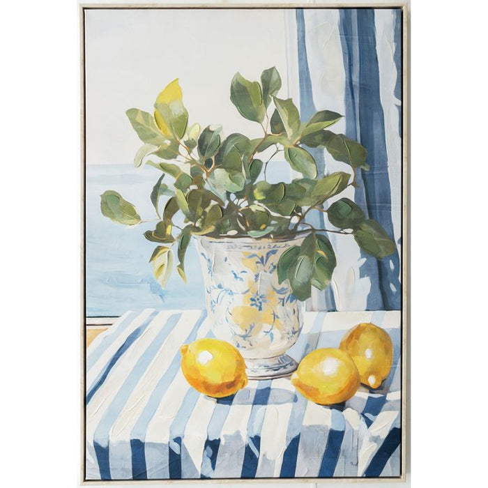 Sorrento Still Life Wall Art Blue - WALL091