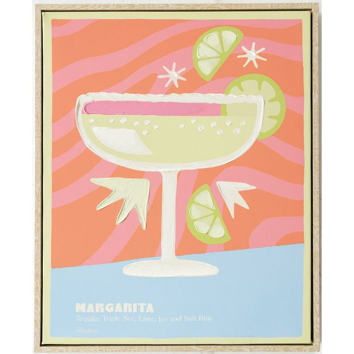 Margarita Wall Art Red - WALL097