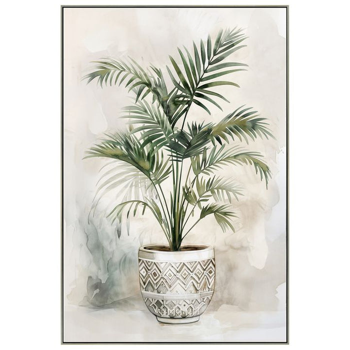 Palm Wall Art Green - WALL101