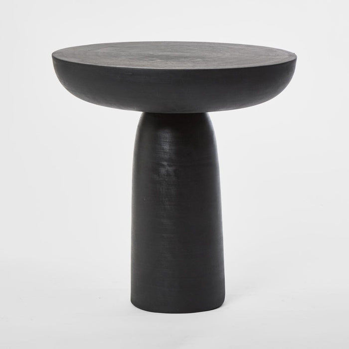 Pablo Outdoor Side Table Round Sand Black - MRDFUR0129