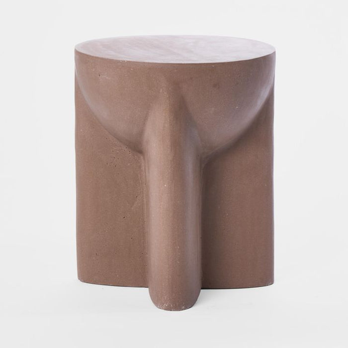 Vassili Outdoor Side Table Clay Light Grey - MRDFUR0130