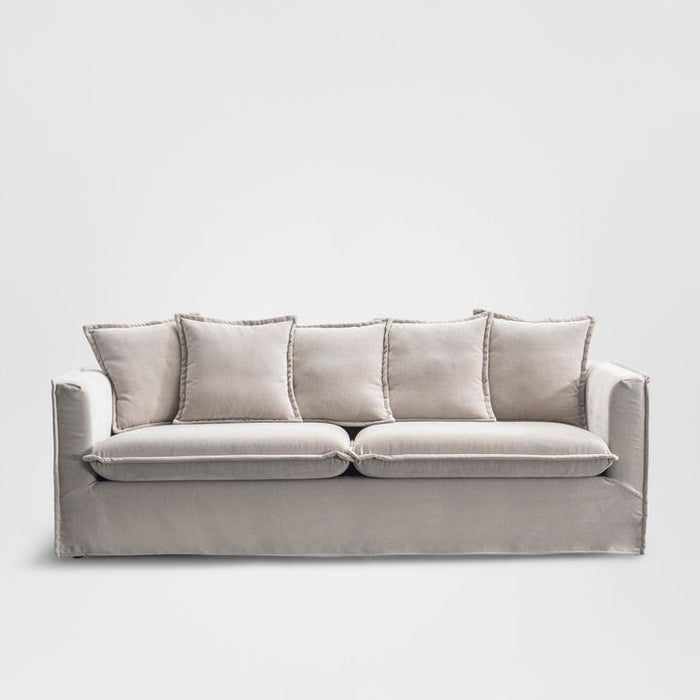 Airlie 3 Seater Sofa Seat Slip Cover Beige - OWJC003