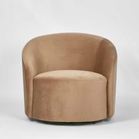 Sierra Swivel Chair Toffee Brown - FUR0132