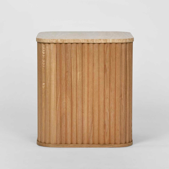 Travertine Coffee & Side Table Natural - FUR0117