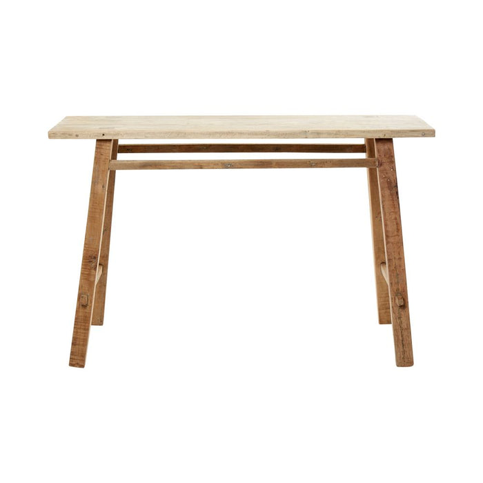 Recycled Teak Console Table Light Natural - FUR1053NAT