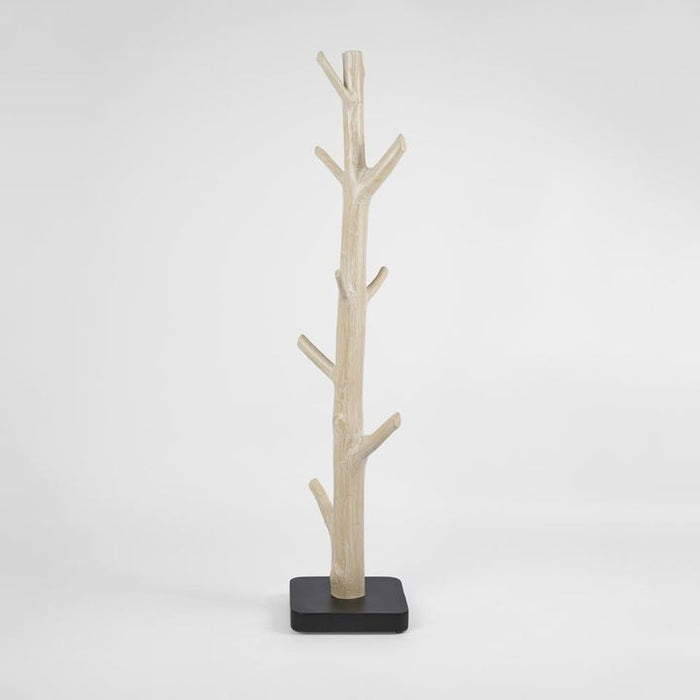 Woodend Teak Wood Coat Stand Ivory - FUR24121601