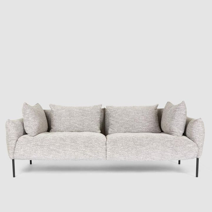 GIANO Sofa Three Seater Fleck Grey - MRDFUR695