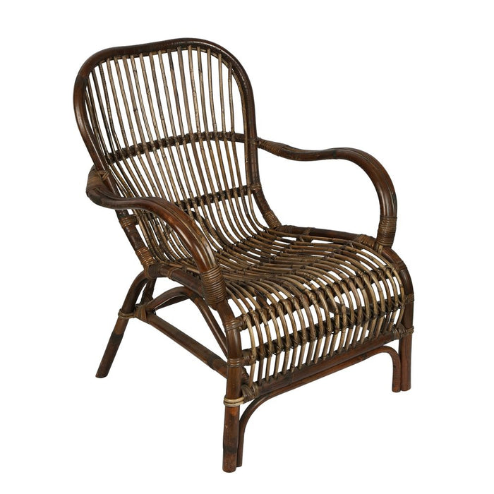 Seville Rattan Outdoor Under Cover Antique Armchair Natural - FUR96